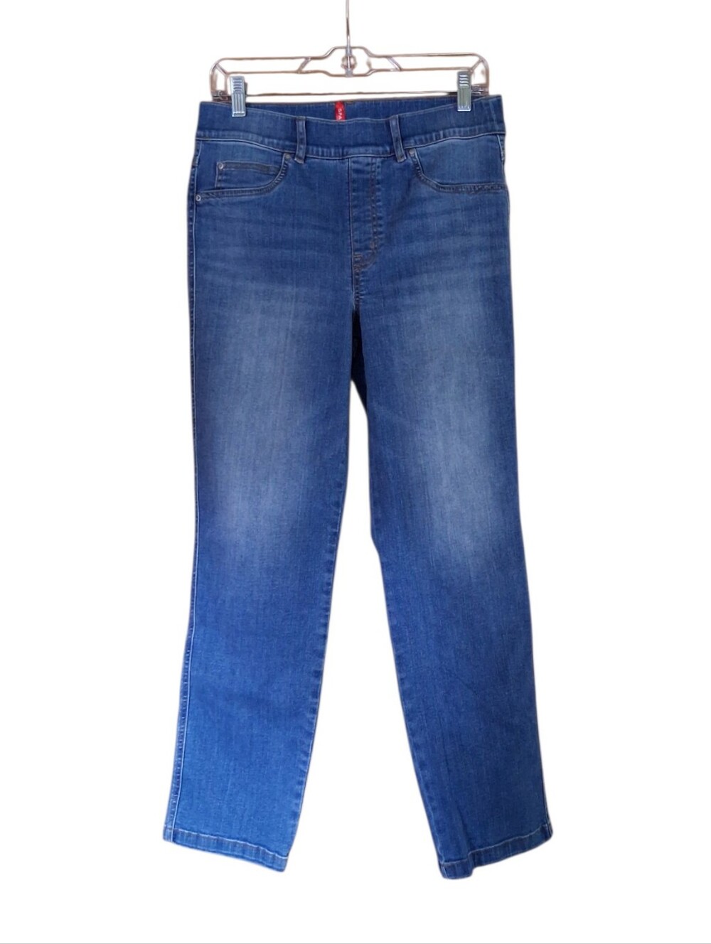 Spanx Straight Leg Ankle Stretchy Jeans Size Large